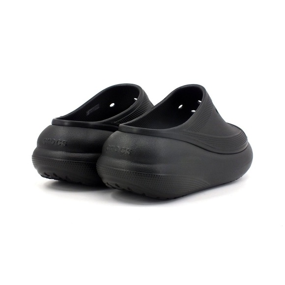 New CROCS Classic CRUSH SLIDE 208731-001 BLACK - Picture 3 of 4